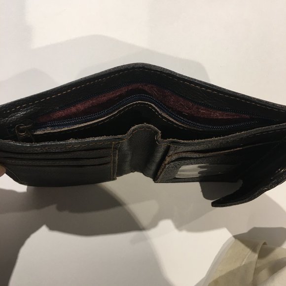 Red Men's Wallet - Picture 4 of 6